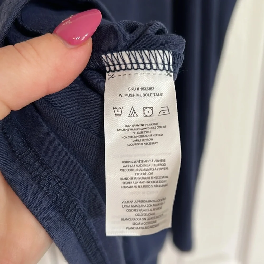 Orange Theory “ Splats & Stripes” Muscle Tank - Picture 4 of 6